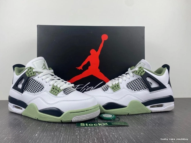 Rep Husky Seafoam Air 4 Jordan AQ9129-103 WMNS 0708